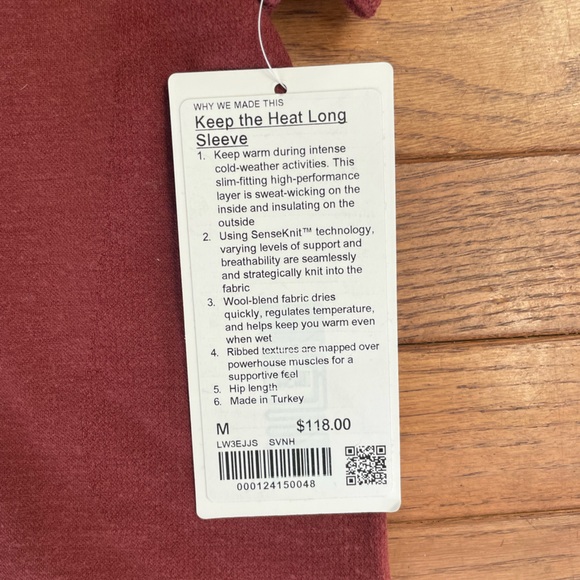 Lululemon Keep the Heat Long Sleeve - Picture 4 of 6